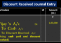 Discount Received Journal Entry