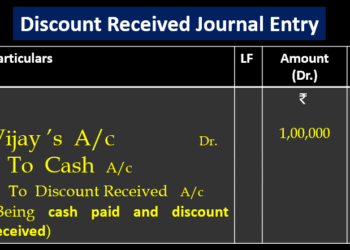 Discount Received Journal Entry