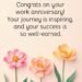 Work Anniversary Messages